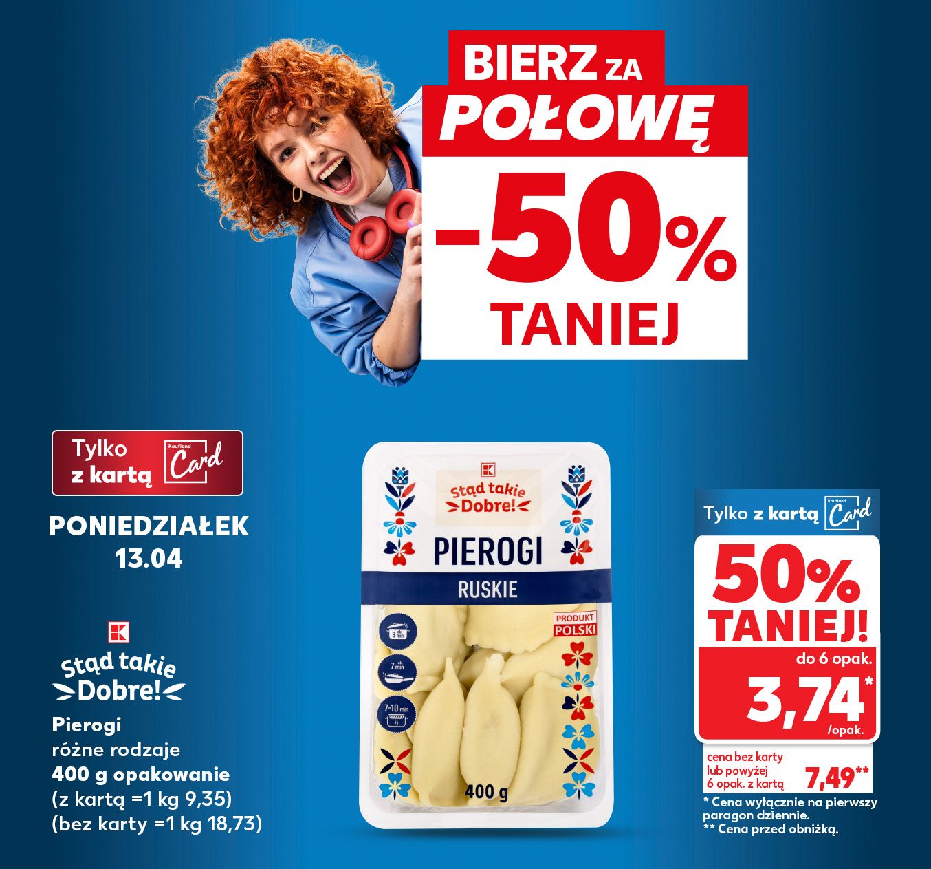 -50% Taniej Bierz za połowę